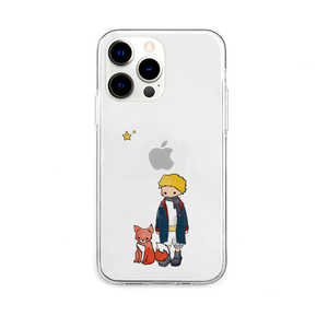 ROA iPhone 13 Pro 対応 6.1inch E586ソフトクリアケース リトルプリンスとキツネ AK21009I13P ROA iPhone 13 Pro 対応 6.1inch E586ソフトクリアケース リトルプリンスとキツネ AK21009I13P