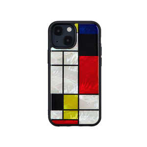 ROA iPhone 13 mini 天然貝ケース Mondrian ikins I21039I13MN ROA iPhone 13 mini 天然貝ケース Mondrian ikins I21039I13MN