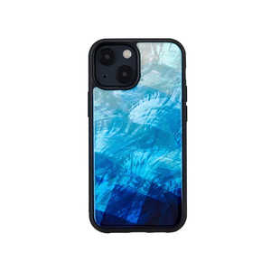 ROA iPhone 13 mini 天然貝ケース Blue Lake ikins I21040I13MN