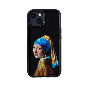 ROA iPhone 13 2眼 天然貝ケース 真珠の耳飾りの少女 ikins I21051I13