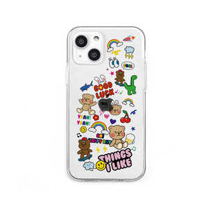 ROA iPhone 13 mini ソフトクリアケース THINGS I LIKE Dparks DS21111I13MN ROA iPhone 13 mini ソフトクリアケース THINGS I LIKE Dparks DS21111I13MN