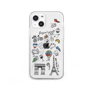 ROA iPhone 13 mini եȥꥢ I LOVE PARIS Dparks DS21120I13MN