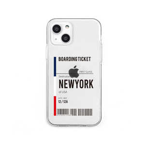 ROA iPhone 13 mini ソフトクリアケース　NEWYORK Dparks DS21129I13MN