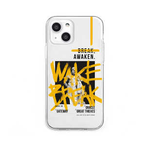 ROA iPhone 13 2眼 ソフトクリアケース AWAKEN YELLOW Dparks DS21141I13