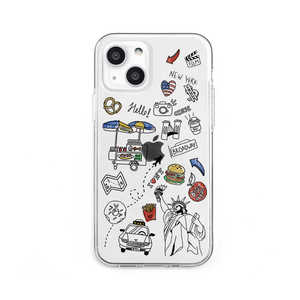 ROA iPhone 13 ソフトクリアケース I LOVE NEWYORK Dparks DS21152I13 ROA iPhone 13 ソフトクリアケース I LOVE NEWYORK Dparks DS21152I13