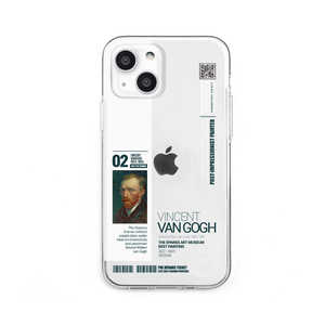 ROA iPhone 13 ソフトクリアケース ゴッホ Dparks DS21157I13 ROA iPhone 13 ソフトクリアケース ゴッホ Dparks DS21157I13