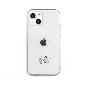 ROA iPhone 13 ソフトクリアケース ミニ動物 ペンギン Dparks DS21171I13 ROA iPhone 13 ソフトクリアケース ミニ動物 ペンギン Dparks DS21171I13