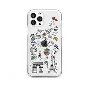 ROA iPhone 13 Pro 3眼 ソフトクリアケース　I LOVE PARIS Dparks DS21186I13P