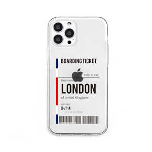ROA iPhone 13 Pro 3眼 ソフトクリアケース　london Dparks DS21197I13P