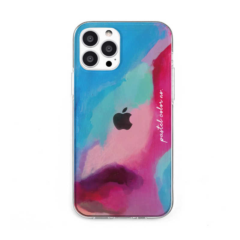 ROA ROA iPhone 13 Pro Max ソフトクリアケース　Pastel color　PINKBLUE Dparks DS21207I13PM DS21207I13PM