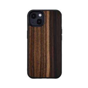 ROA iPhone 13 2眼 天然木ケース　Ebony Man & Wood I21226I13