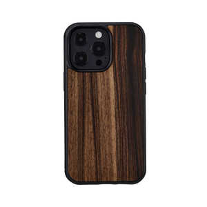 ROA iPhone 13 Pro 3眼 天然木ケース　Ebony Man & Wood I21238I13P