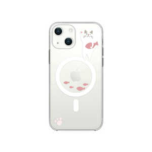 ROA iPhone 13 mini Magsafe対応ケース ターチャン　ピンクさかな abbi FRIENDS ABF21703I13MN
