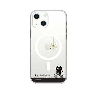 ROA iPhone 13 Magsafe対応ケース ネコマンジュウ サイクリング abbi FRIENDS ABF21722I13 ROA iPhone 13 Magsafe対応ケース ネコマンジュウ サイクリング abbi FRIENDS ABF21722I13
