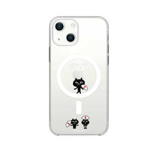 ROA iPhone 13 2眼 Magsafe対応ケース ネコマンジュウ　渡り abbi FRIENDS ABF21723I13