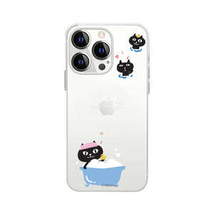 ROA iPhone 13 Pro 3眼 ネコマンジュウクリアケース バスタイム abbi FRIENDS ABF21763I13P
