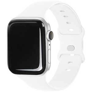 ROA SILICONE BAND for Apple Watch 49/45/44/42mm ホワイト EGD21781AWWH