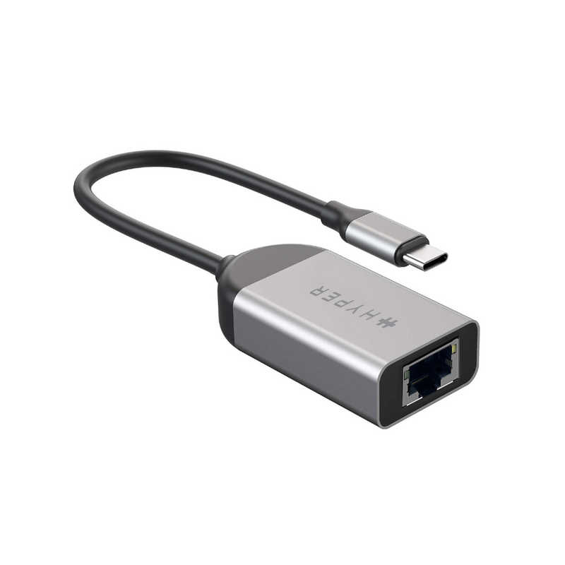 ROA ROA HyperDrive USB-C to 2.5Gbps Ethernetアダプタ スペースグレイ HP-HD425B HP-HD425B