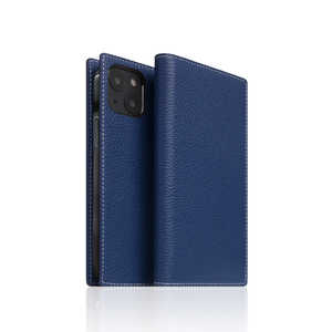ROA Full Grain Leather Case for iPhone 13 mini ネイビーブルー SLG Design SD22099I13MNNB