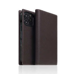 ROA Full Grain Leather Case for iPhone 13 Pro ブラウンクリーム SLG Design SD22126I13PBC