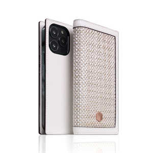 ROA Edition Calf Skin Leather Diary for iPhone 13 Pro ホワイト SLG Design SD22130I13PWH