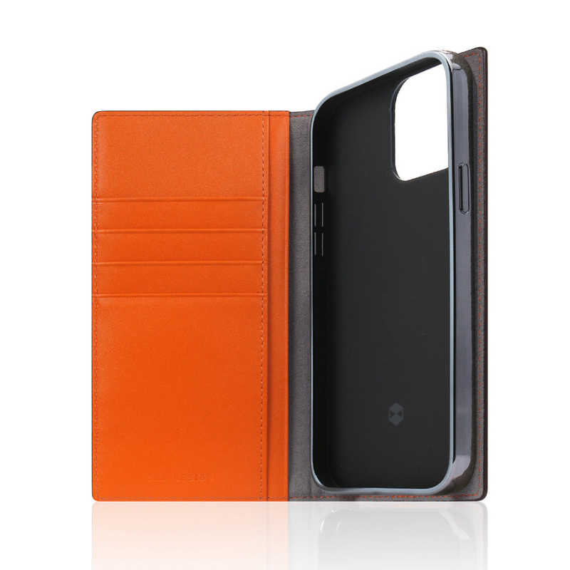 ROA ROA Edition Calf Skin Leather Diary for iPhone 13 Pro オレンジ SLG Design SD22131I13POR SD22131I13POR