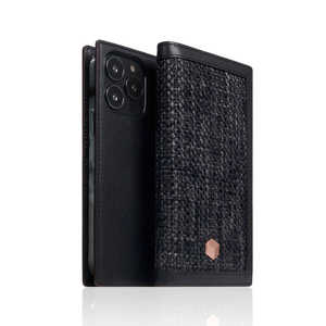 ROA Edition Calf Skin Leather Diary for iPhone 13 Pro ブラック SLG Design SD22134I13PBK