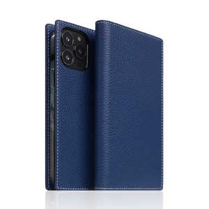 ROA Full Grain Leather Case for iPhone 13 Pro Max ネイビーブルー SLG Design SD22142I13PMNB
