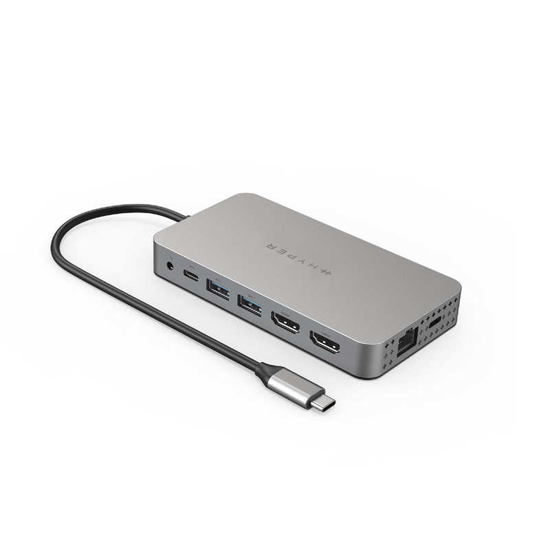 ROA ROA HyperDrive デュアル4K HDMI 10in1 USB-Cハブ for M1 スペースグレイ HP-HDM1H HP-HDM1H