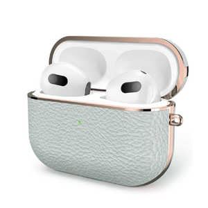 ROA 本革ケースfor AirPods(第3世代) ペールグレー GZ22195AP3GR ROA 本革ケースfor AirPods(第3世代) ペールグレー GZ22195AP3GR
