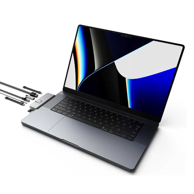 ROA ROA HyperDrive 7 in 2 USB-C Hub for MacBook Pro 2016-2021 シルバー HP-HD575-S HP-HD575-S