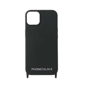 ROA iPhone 13 PHONENECKLACE ロープネックストラップ付シリコンケース ブラック PN23260I13BK ROA iPhone 13 PHONENECKLACE ロープネックストラップ付シリコンケース ブラック PN23260I13BK