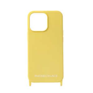 ROA iPhone 13Pro PHONENECKLACE ハンドチェーン付シリコンケース イエロー  PN23267I13PYL