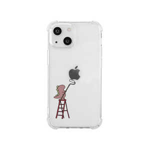 ROA iPhone 14 6.1インチ ソフトタフケース ペインティング ピンク AKAN AK23496I14 ROA iPhone 14 6.1インチ ソフトタフケース ペインティング ピンク AKAN AK23496I14