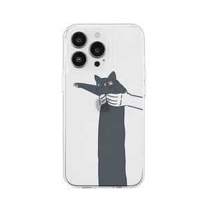 ROA iPhone 14 Pro 6.1インチ ソフトクリアケース クロネコ AKAN AK23548I14P ROA iPhone 14 Pro 6.1インチ ソフトクリアケース クロネコ AKAN AK23548I14P