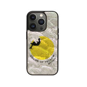 ROA iPhone 14 Pro 6.1インチ 天然貝ケース Sunset Yellow ikins I23585I14P