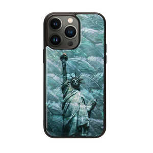 ROA iPhone 14 Pro Max 6.7インチ 天然貝ケース 自由の女神 ikins I23607I14PM ROA iPhone 14 Pro Max 6.7インチ 天然貝ケース 自由の女神 ikins I23607I14PM