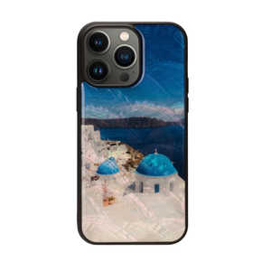 ROA iPhone 14 Pro Max 6.7インチ 天然貝ケース サントリーニ島 ikins I23608I14PM