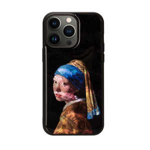 ROA iPhone 14 Pro Max 6.7インチ 天然貝ケース 真珠の耳飾りの少女 ikins I23611I14PM