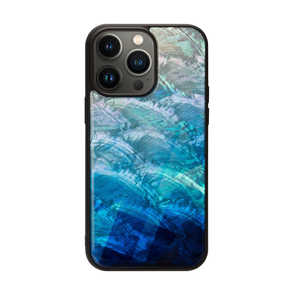 ROA iPhone 14 Pro Max 6.7インチ 天然貝ケース Blue Lake ikins I23614I14PM