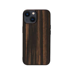 ROA iPhone 14 6.1インチ 天然木ケース Ebony Man & Wood I23621I14