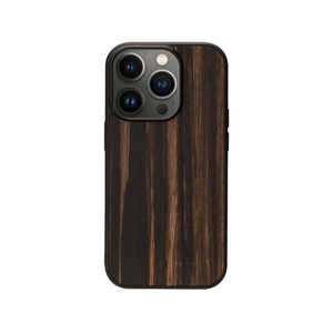 ROA iPhone 14 Pro 6.1インチ 天然木ケース Ebony Man & Wood I23631I14P