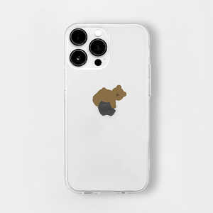 ROA iPhone 14 Pro 6.1インチ ソフトクリアケース ブラウンベア 168cm 16823838I14P ROA iPhone 14 Pro 6.1インチ ソフトクリアケース ブラウンベア 168cm 16823838I14P
