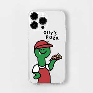 ROA iPhone 14 Pro 6.1インチ ソフトクリアケース Olly'S pizza 168cm 16823841I14P