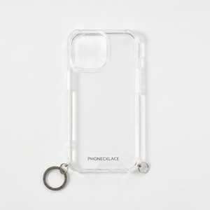 ROA iPhone 14 Pro 6.1インチ ストラップ用リング付きクリアケース Gun ガンブラックチャーム PHONECKLACE PN23879I14PBK ROA iPhone 14 Pro 6.1インチ ストラップ用リング付きクリアケース Gun ガンブラックチャーム PHONECKLACE PN23879I14PBK
