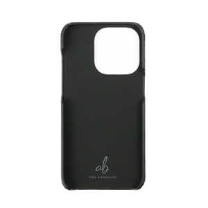 ROA iPhone 14 Pro 6.1インチ MARGOT イタリアンレザーバックカバー ブラック ABBISIGNATURE ABS24066I14PBK