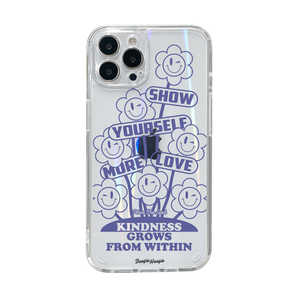 ROA iPhone 14 Pro 6.1インチ オーロラケース Plant Seed Very Peri BOOGIEWOOGIE BW24113I14P