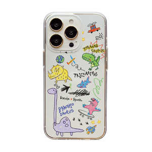 ROA iPhone 14 Pro 6.1インチ ソフトクリアケース DINO DOODLE Dparks DS24155I14P ROA iPhone 14 Pro 6.1インチ ソフトクリアケース DINO DOODLE Dparks DS24155I14P