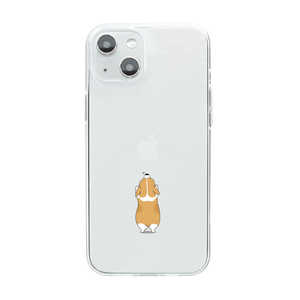 ROA iPhone 14 Plus 6.7インチ ソフトクリアケース イヌ Dparks DS24171I14M
