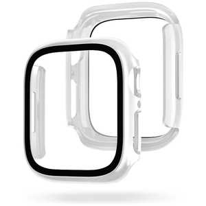 ROA ガラスフィルム一体型ケース for Apple Watch 45mm クリア EGARDEN(エガーデン) EG24879AWCL